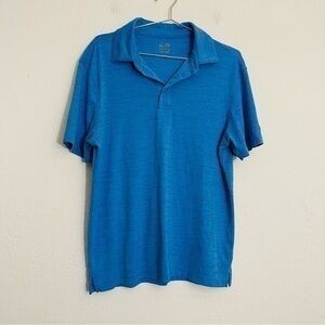 Champion Duo Dry Short Sleeve Polo T-Shirt Men Size Medium Color Blue